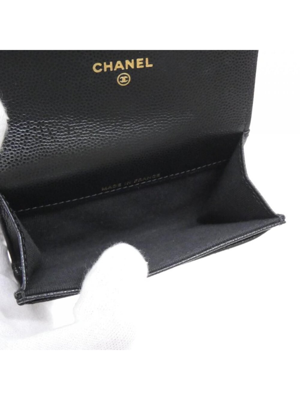 Chanel Card Case Card Holders Black - Picture 6 of 6